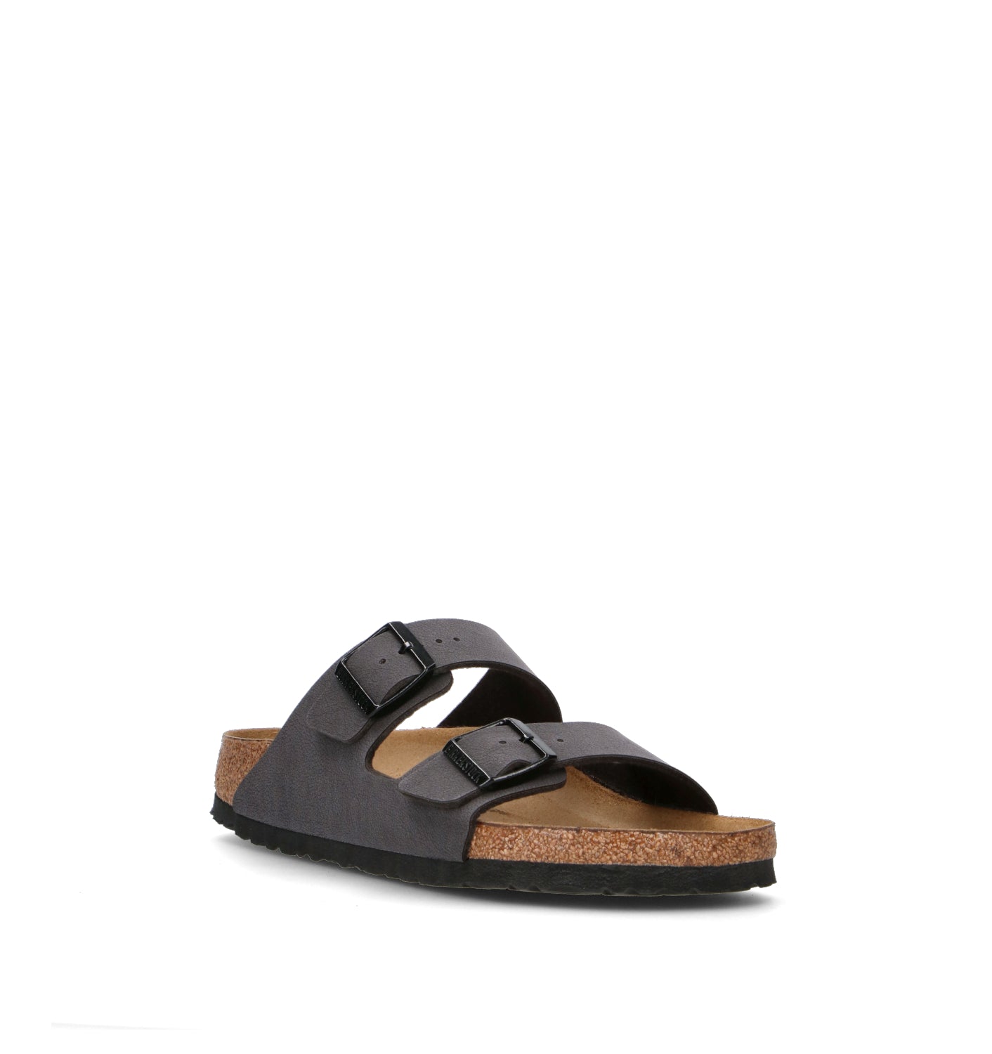 BIRKENSTOCK ARIZONA Ciabatta uomo velvet gray/black buckles