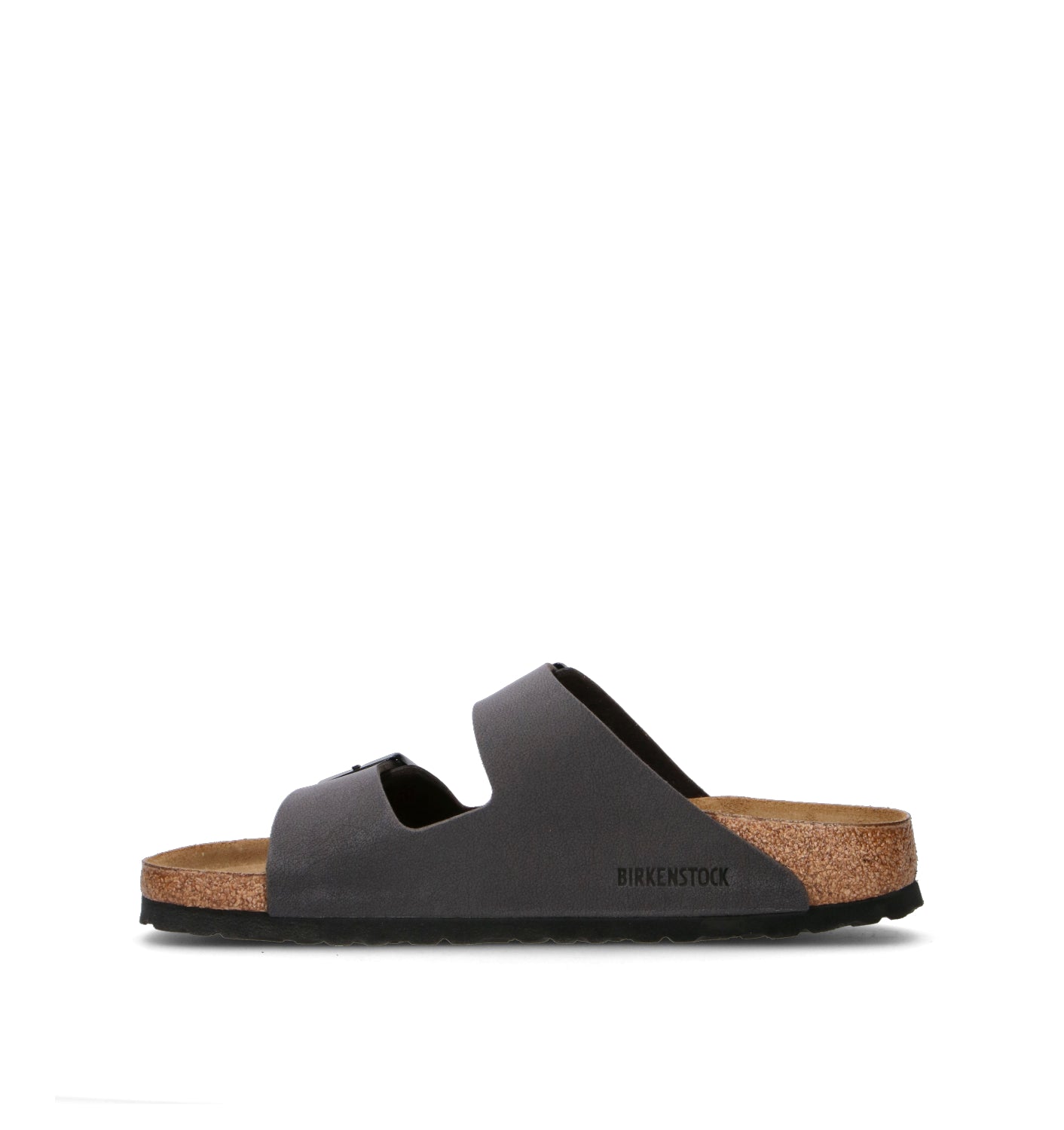 BIRKENSTOCK ARIZONA Ciabatta uomo velvet gray/black buckles