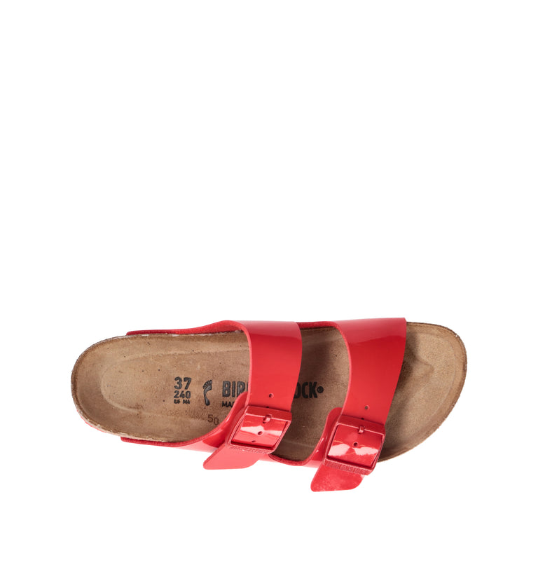 BIRKENSTOCK ARIZONA Ciabatta donna patent cherry