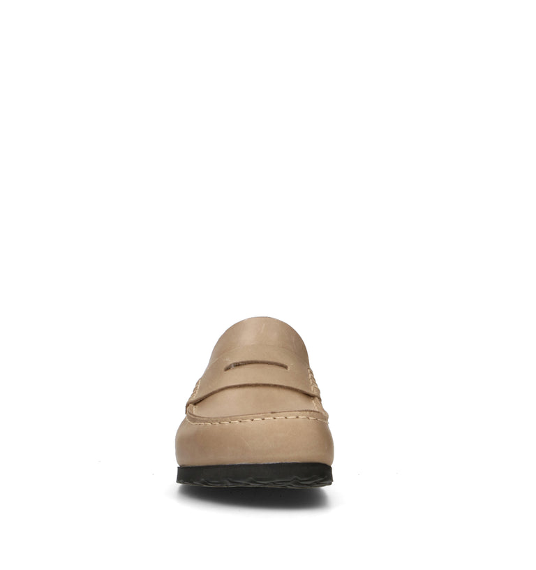 BIRKENSTOCK NAPLES WRAPPED Sabot donna tobacco brown in pelle