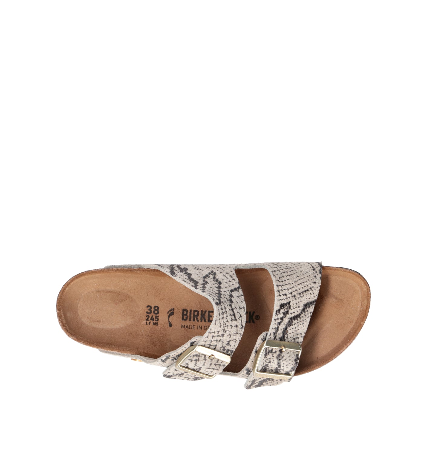 BIRKENSTOCK ARIZONA Ciabatta donna snake oyster in suede
