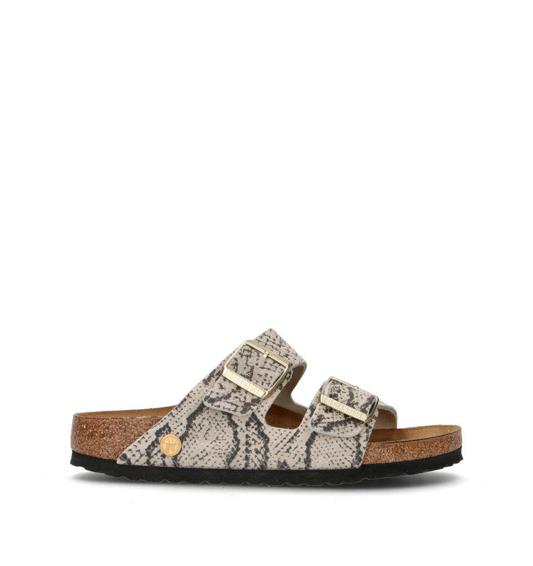 BIRKENSTOCK ARIZONA Ciabatta donna snake oyster in suede
