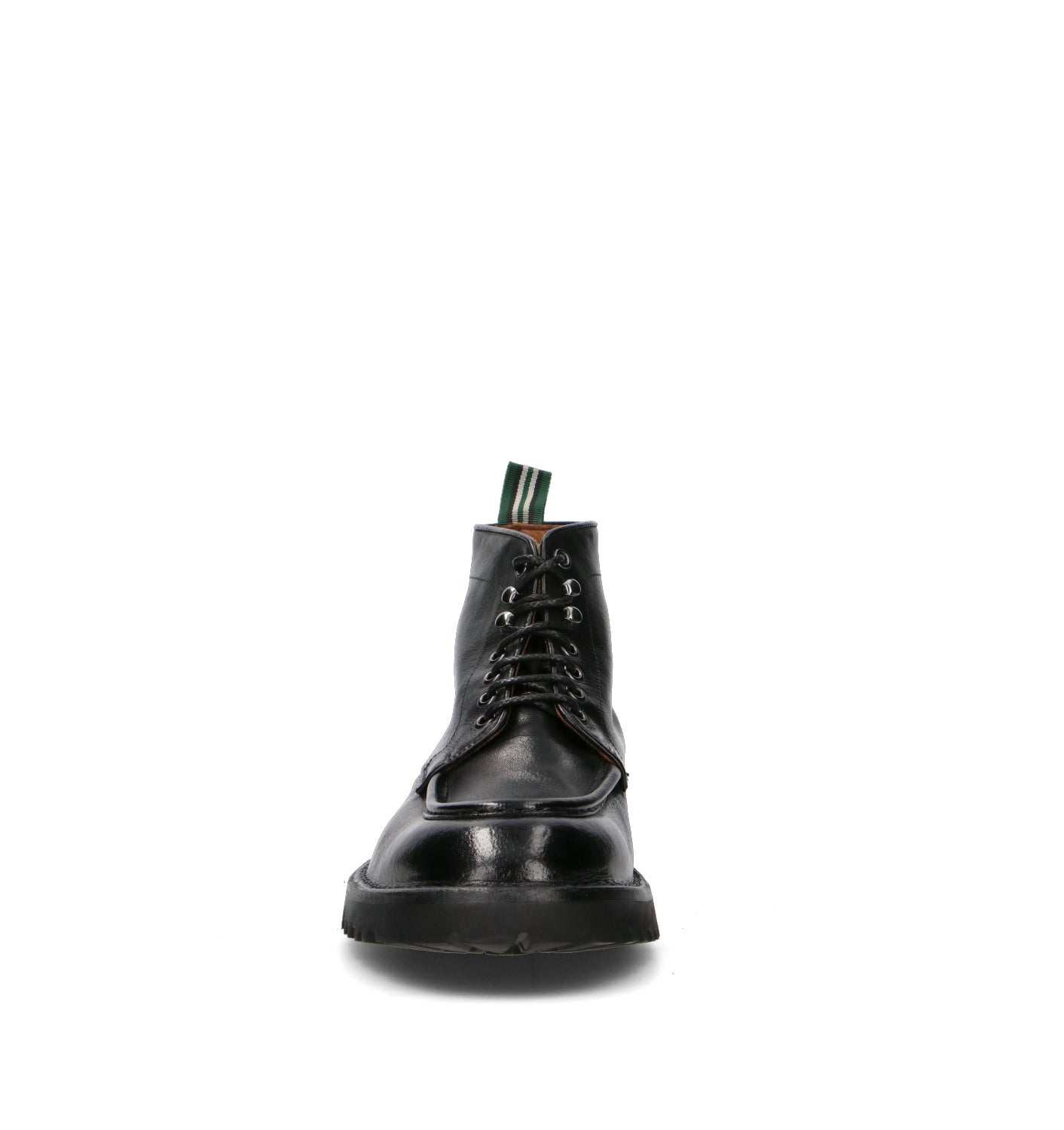 GREEN GEORGE Polacco uomo nero in pelle