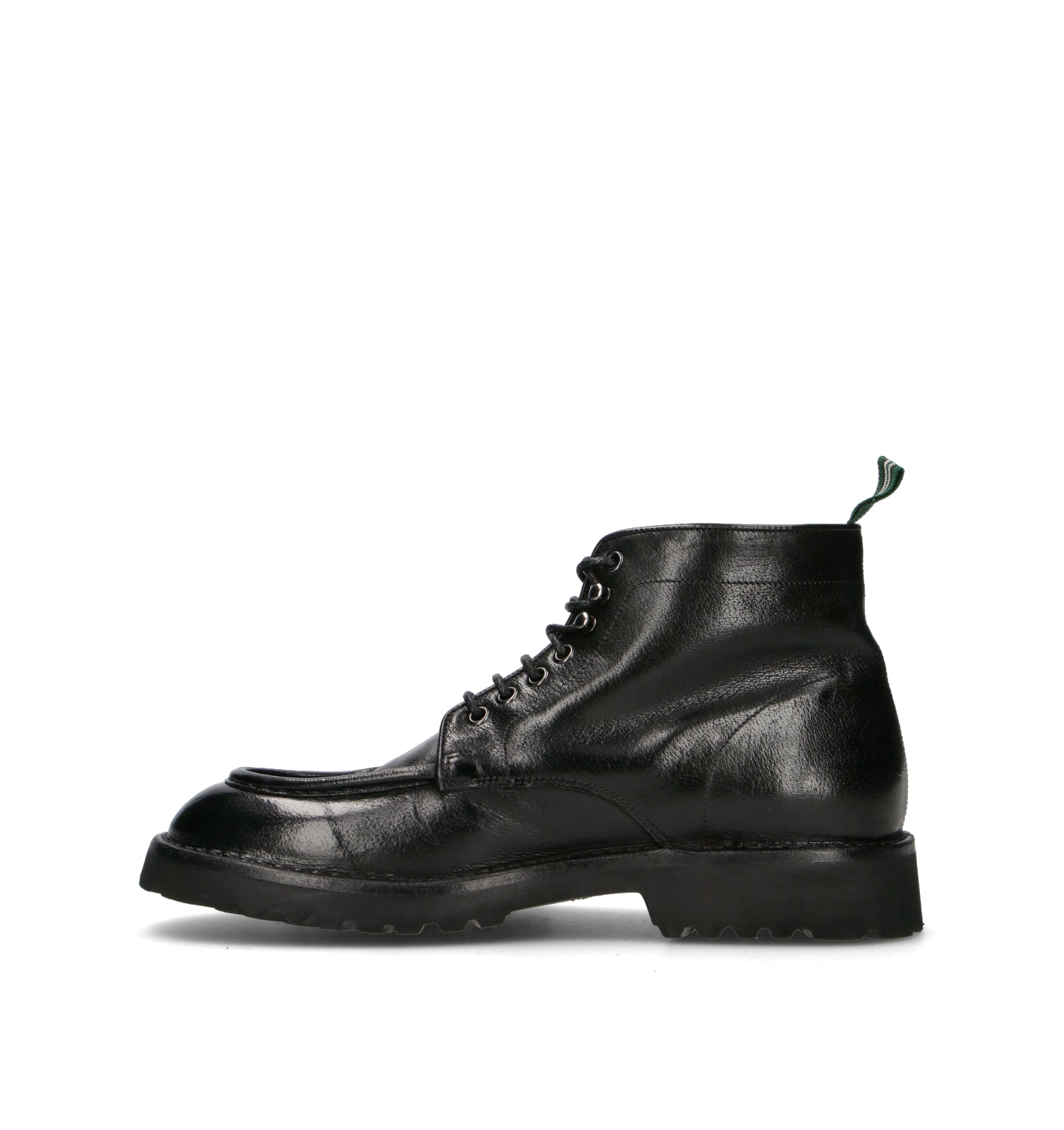 GREEN GEORGE Polacco uomo nero in pelle