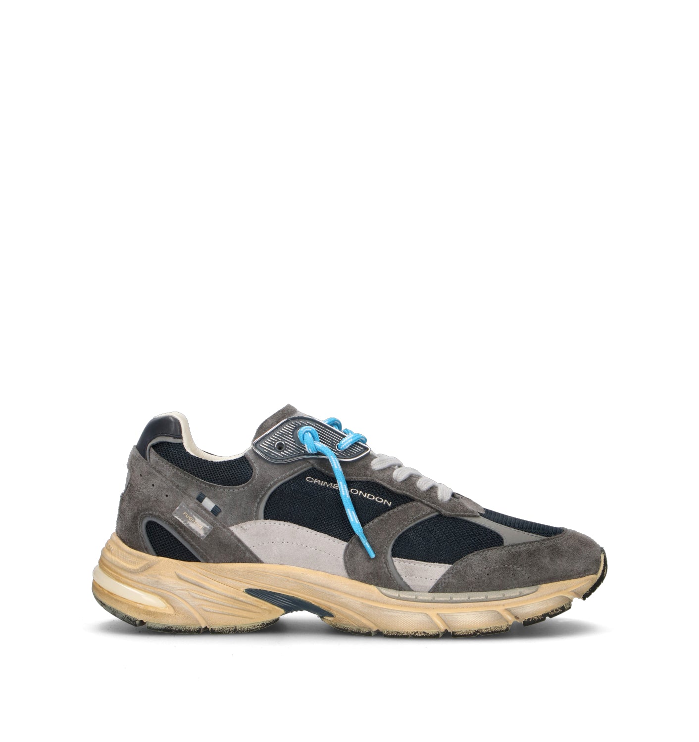 CRIME Sneaker uomo grigia