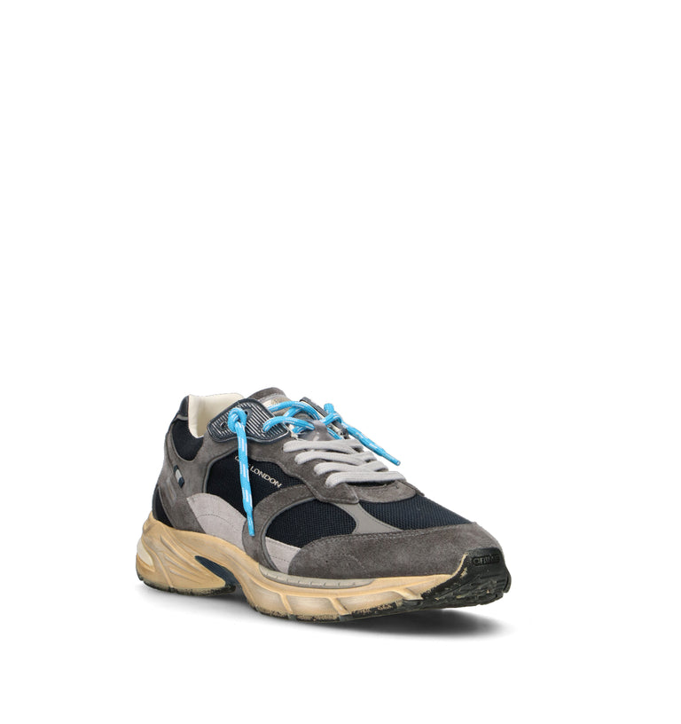 CRIME Sneaker uomo grigia