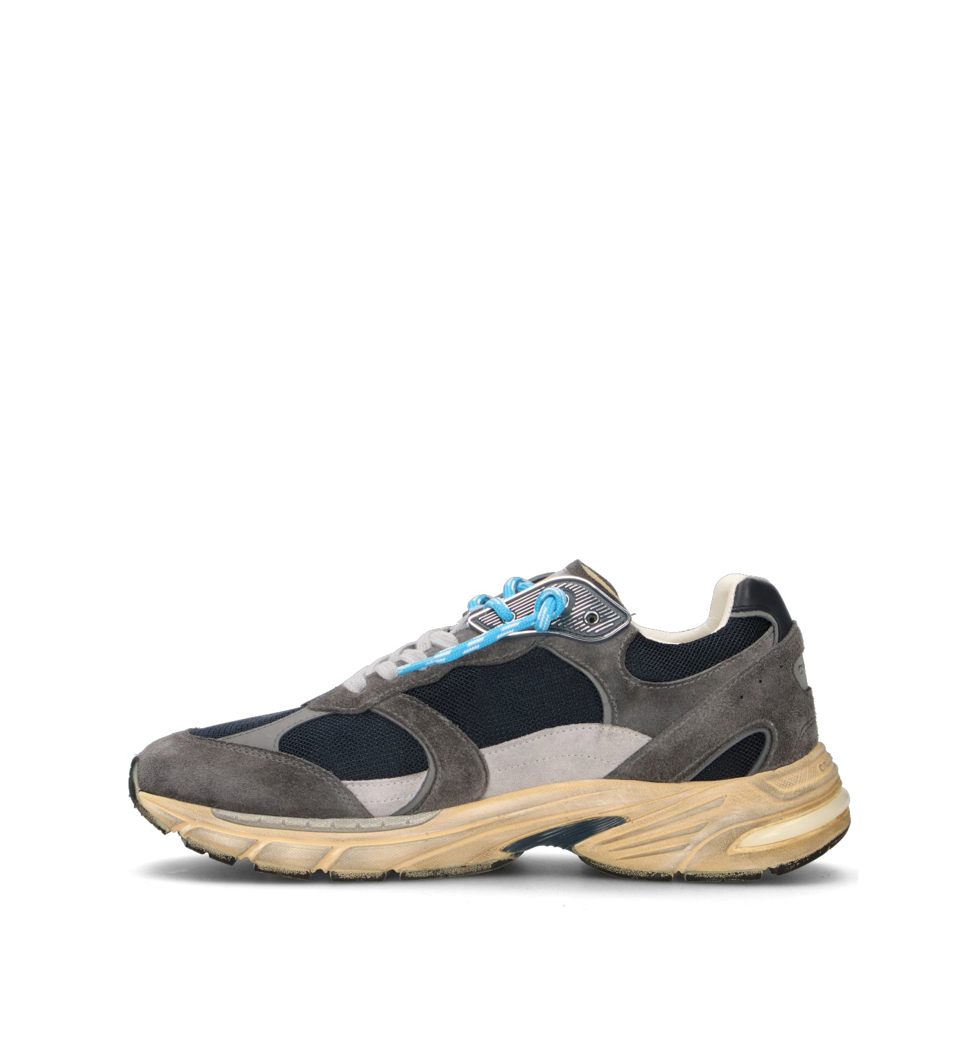 CRIME Sneaker uomo grigia