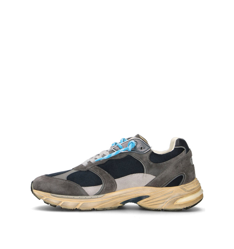CRIME Sneaker uomo grigia