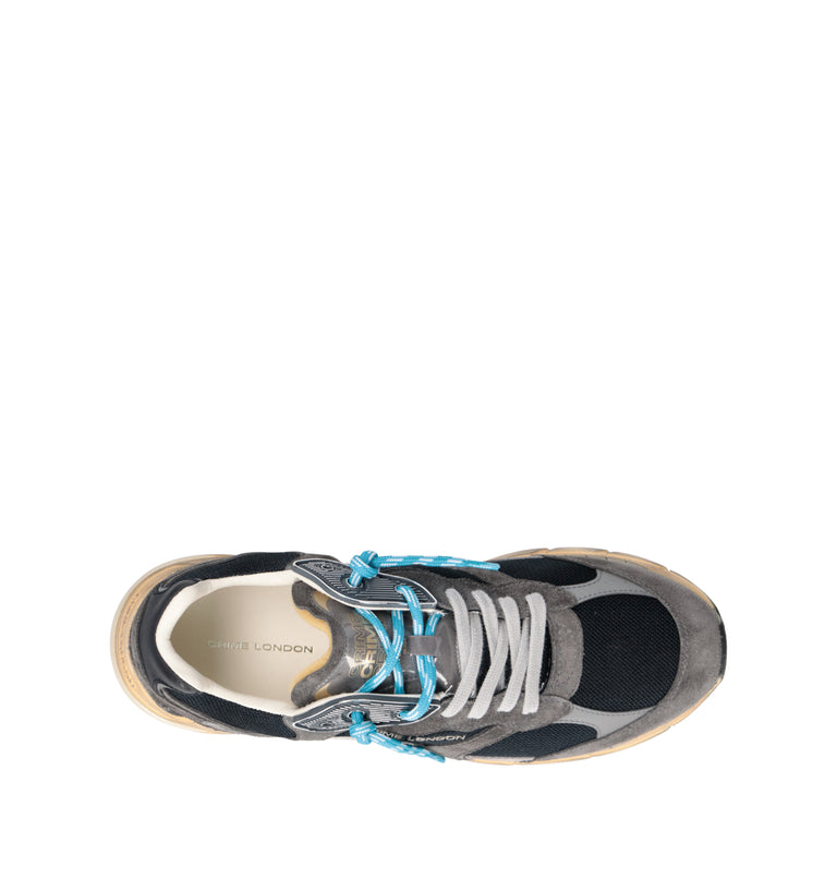 CRIME Sneaker uomo grigia