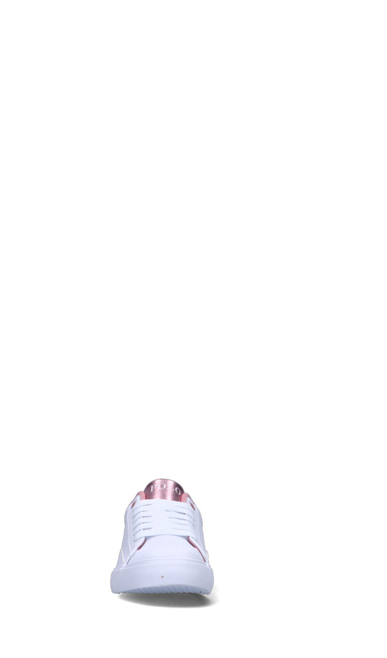 POLO RALPH LAUREN Sneaker ragazza bianca/rosa