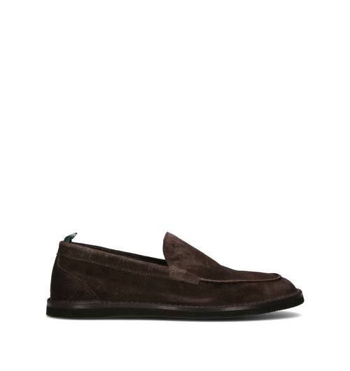 GREEN GEORGE Mocassino uomo marrone in suede