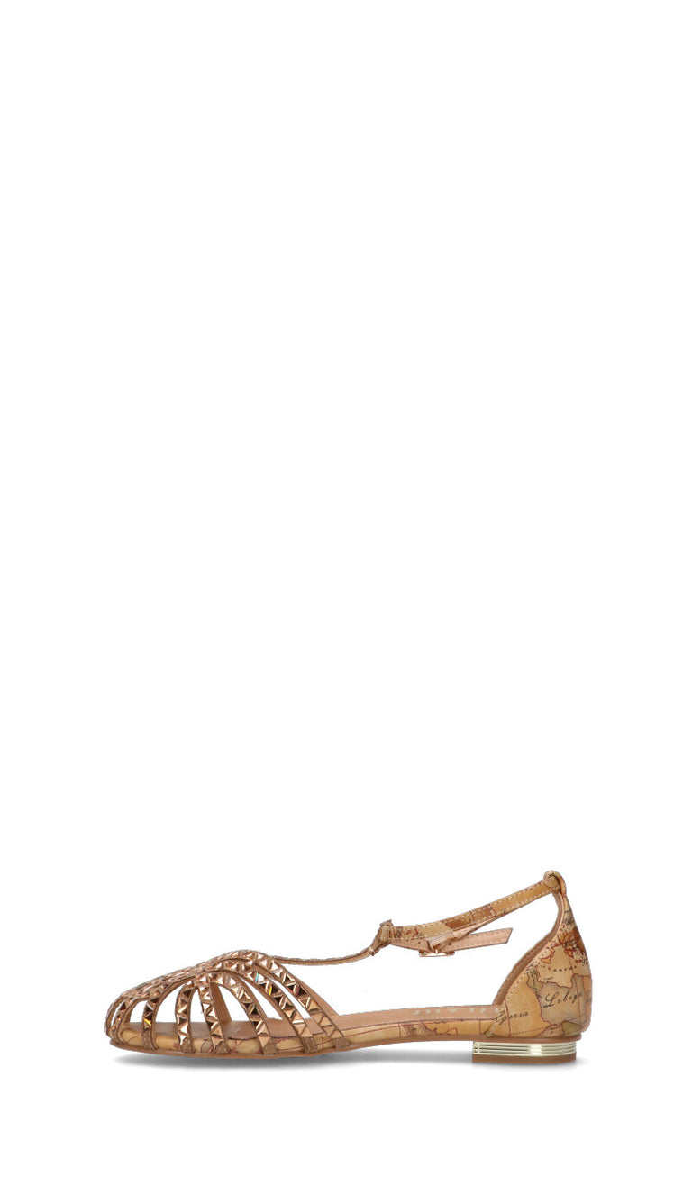 ALVIERO MARTINI Sandalo donna marrone/beige