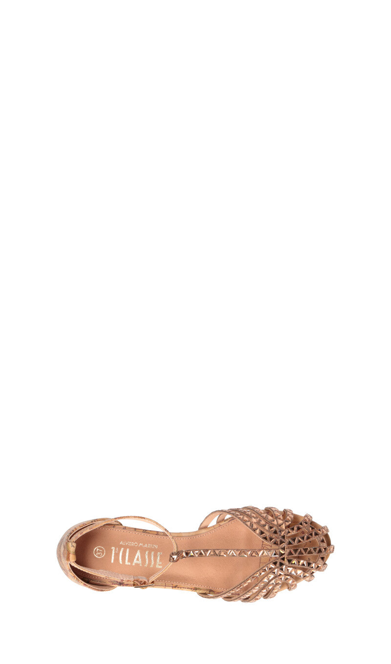 ALVIERO MARTINI Sandalo donna marrone/beige