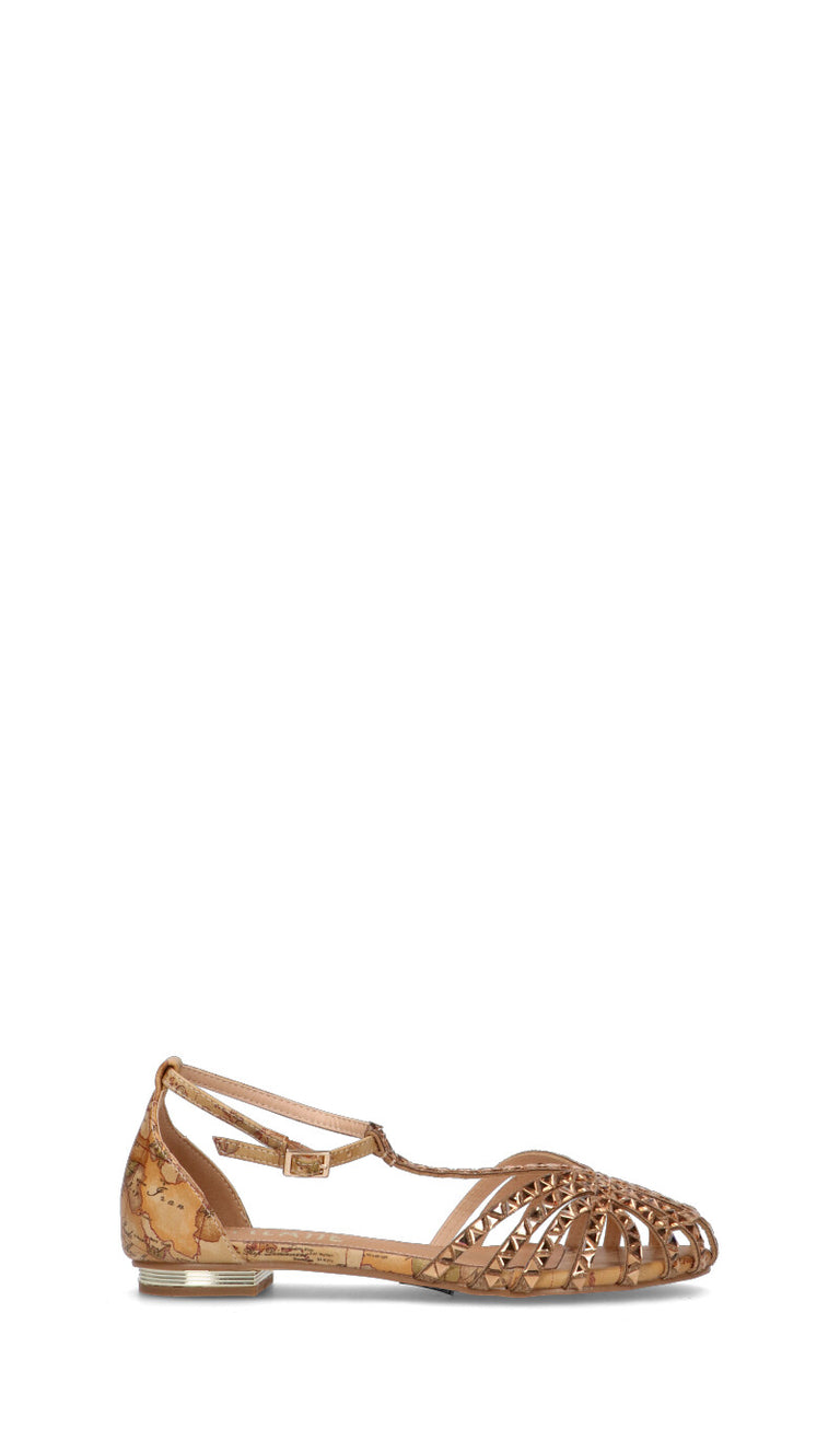 ALVIERO MARTINI Sandalo donna marrone/beige