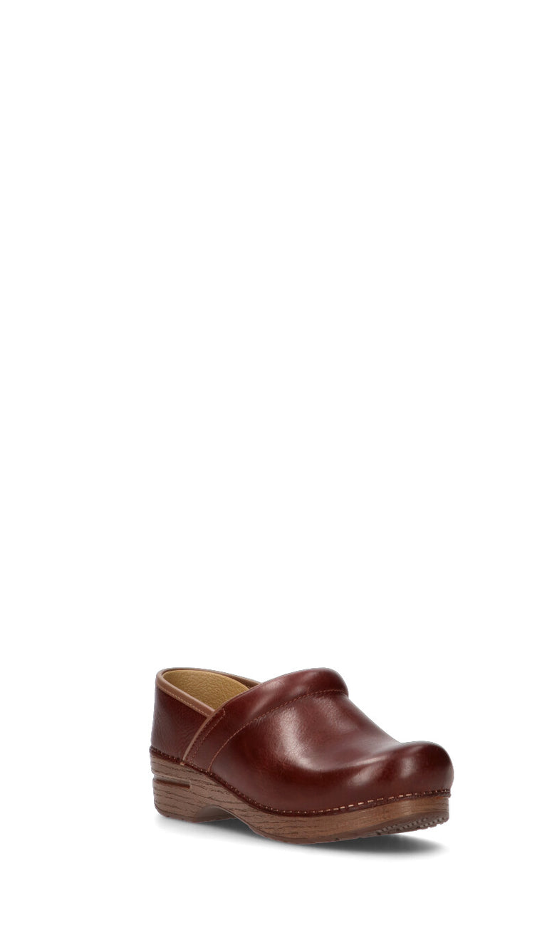 DANSKO Zoccolo donna marrone in pelle