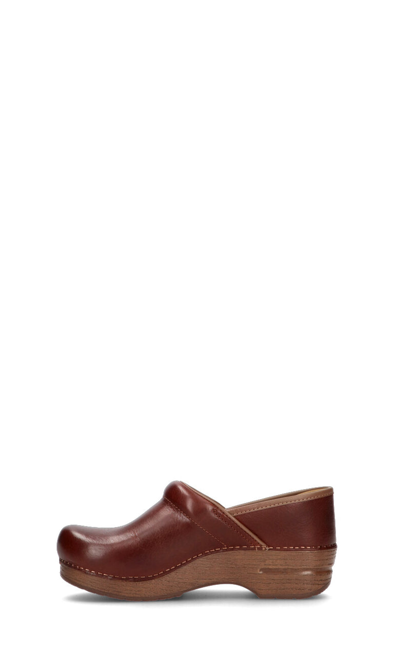 DANSKO Zoccolo donna marrone in pelle