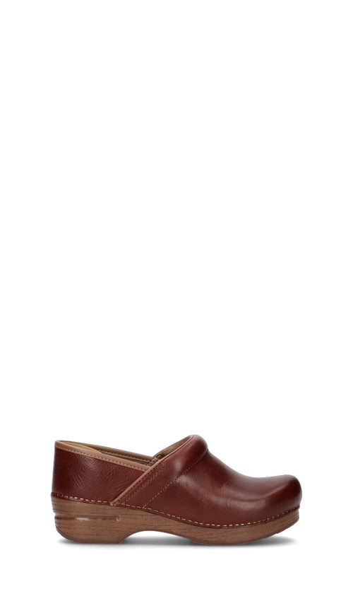 DANSKO Zoccolo donna marrone in pelle