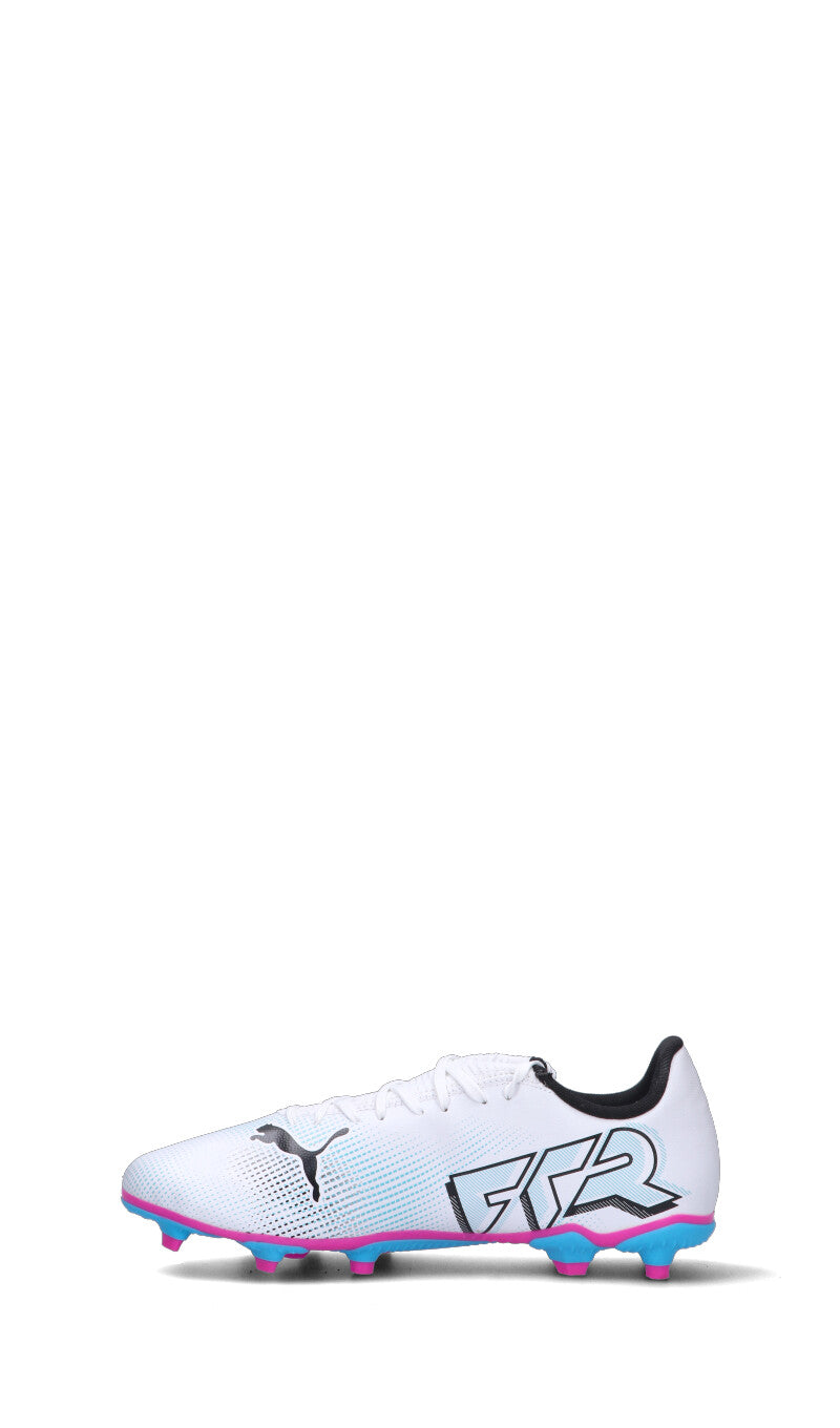PUMA FUTURE 7 PLAY FG/AG Scarpa uomo bianca/rosa/azzurra