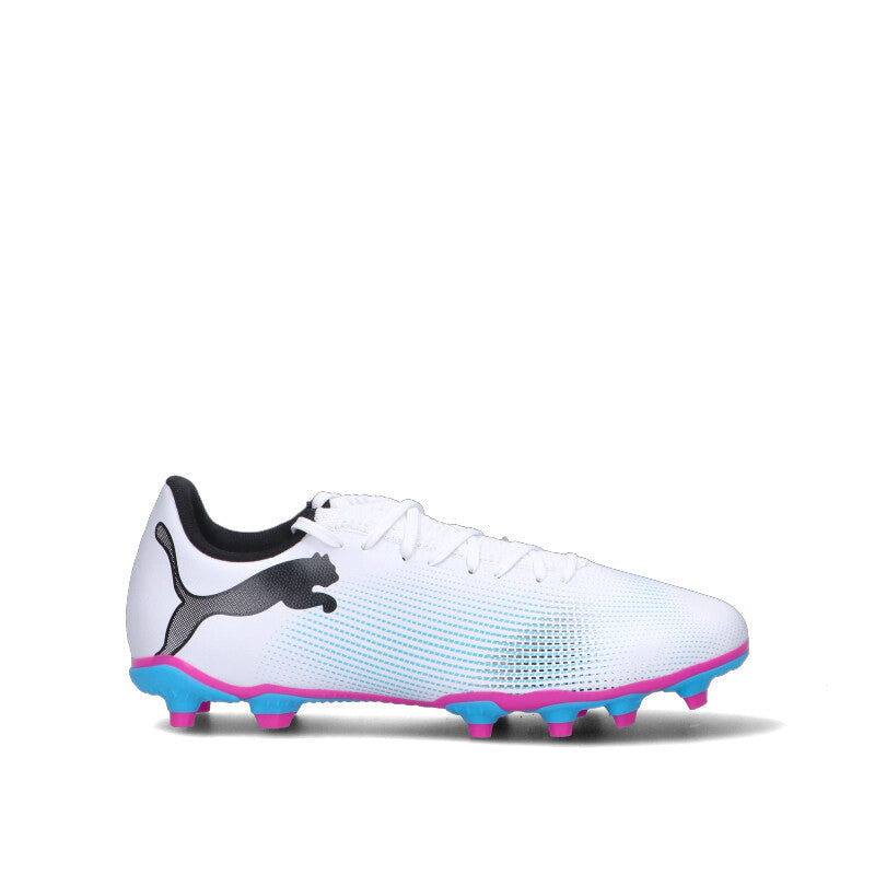 PUMA FUTURE 7 PLAY FG/AG Scarpa uomo bianca/rosa/azzurra