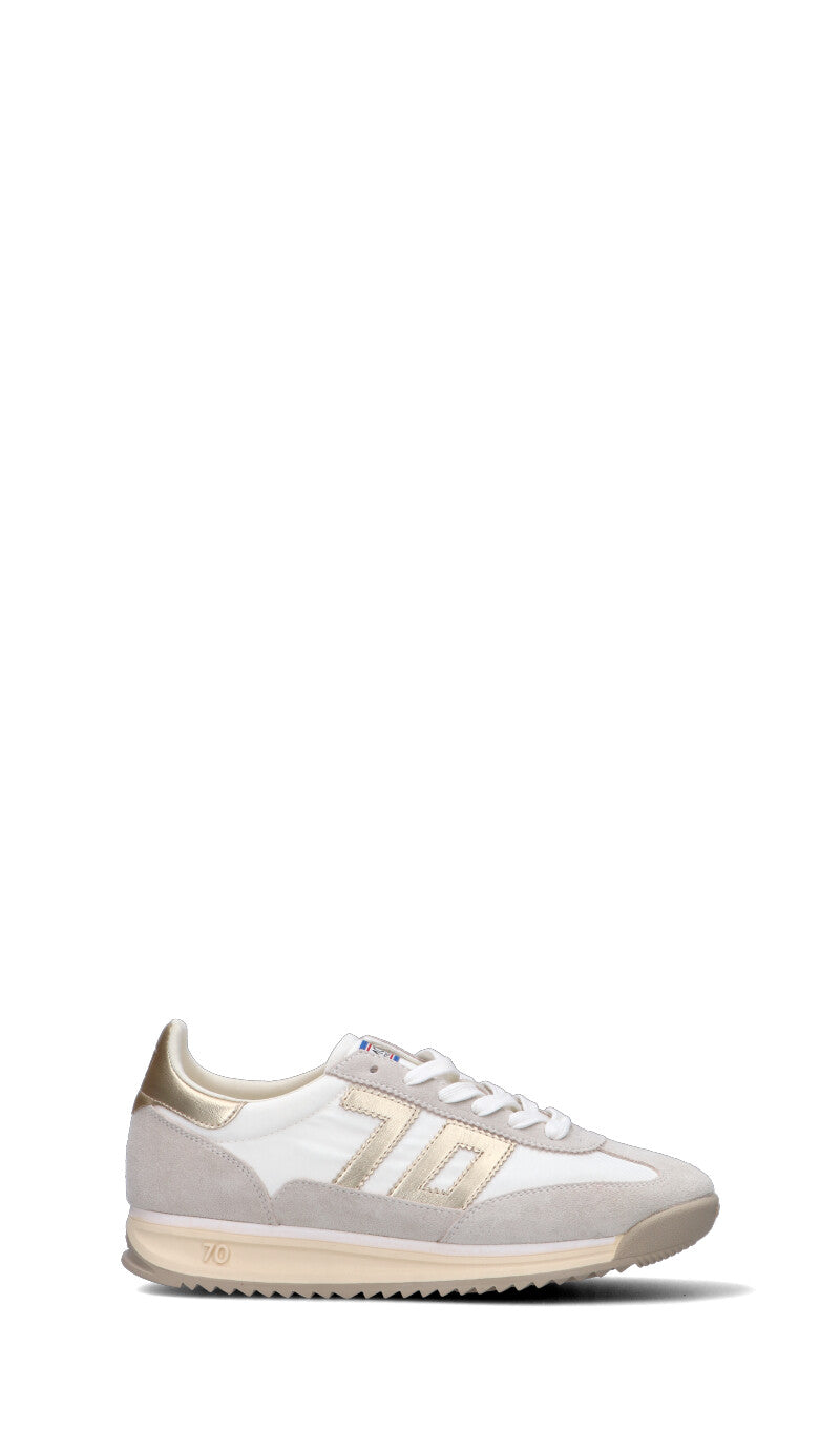BACK 70 Sneaker donna bianca/oro