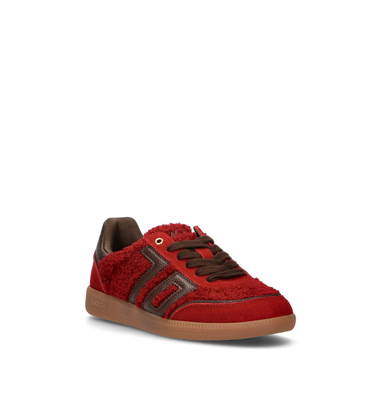 BACK 70 Sneaker donna rossa/marrone