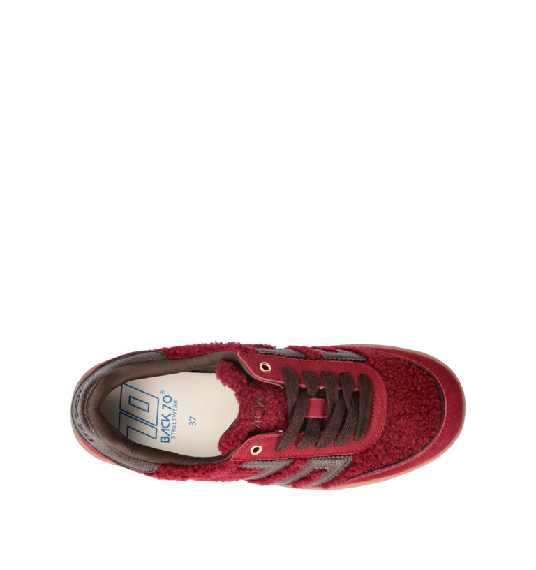 BACK 70 Sneaker donna rossa/marrone