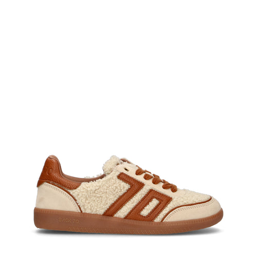 BACK 70 Sneaker donna panna/marrone