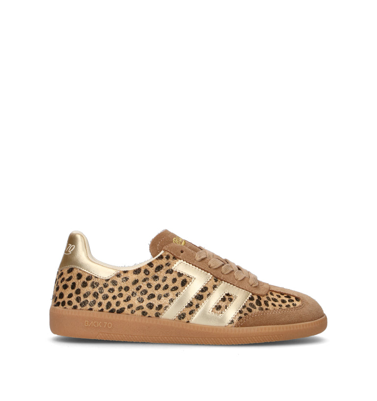 BACK 70 Sneaker donna leopardato in cavallino
