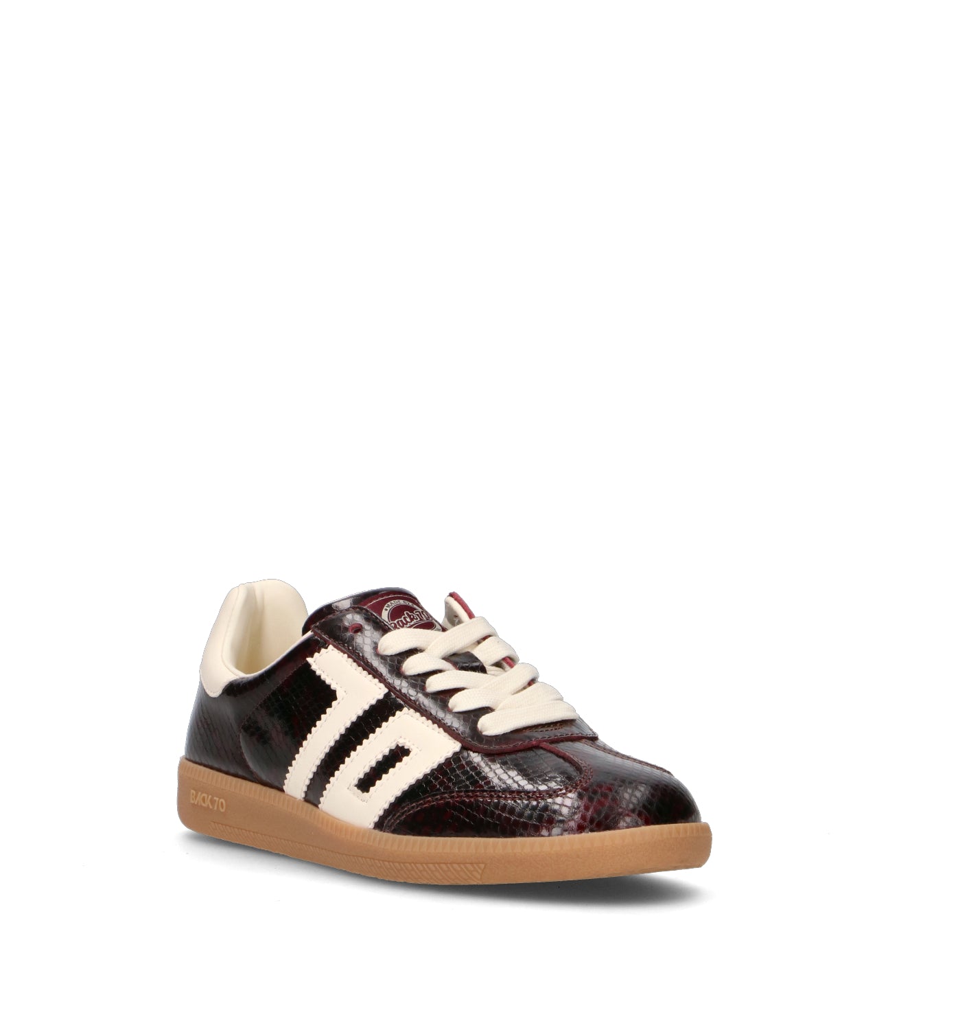 BACK 70 Sneaker donna bordeaux in pelle