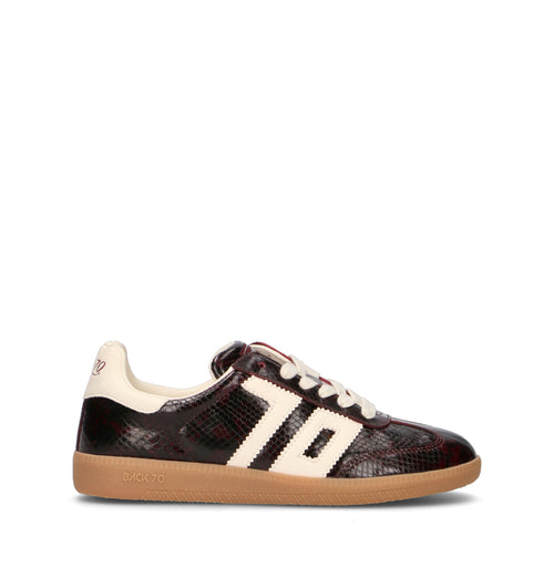 BACK 70 Sneaker donna bordeaux in pelle