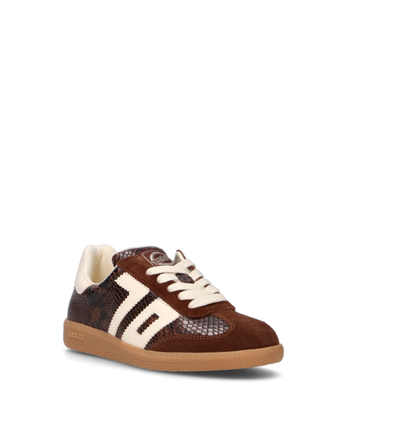 BACK 70 Sneaker donna marrone in pelle