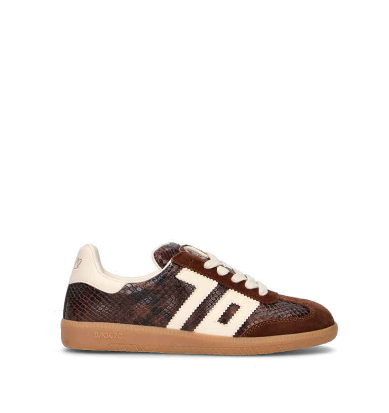 BACK 70 Sneaker donna marrone in pelle