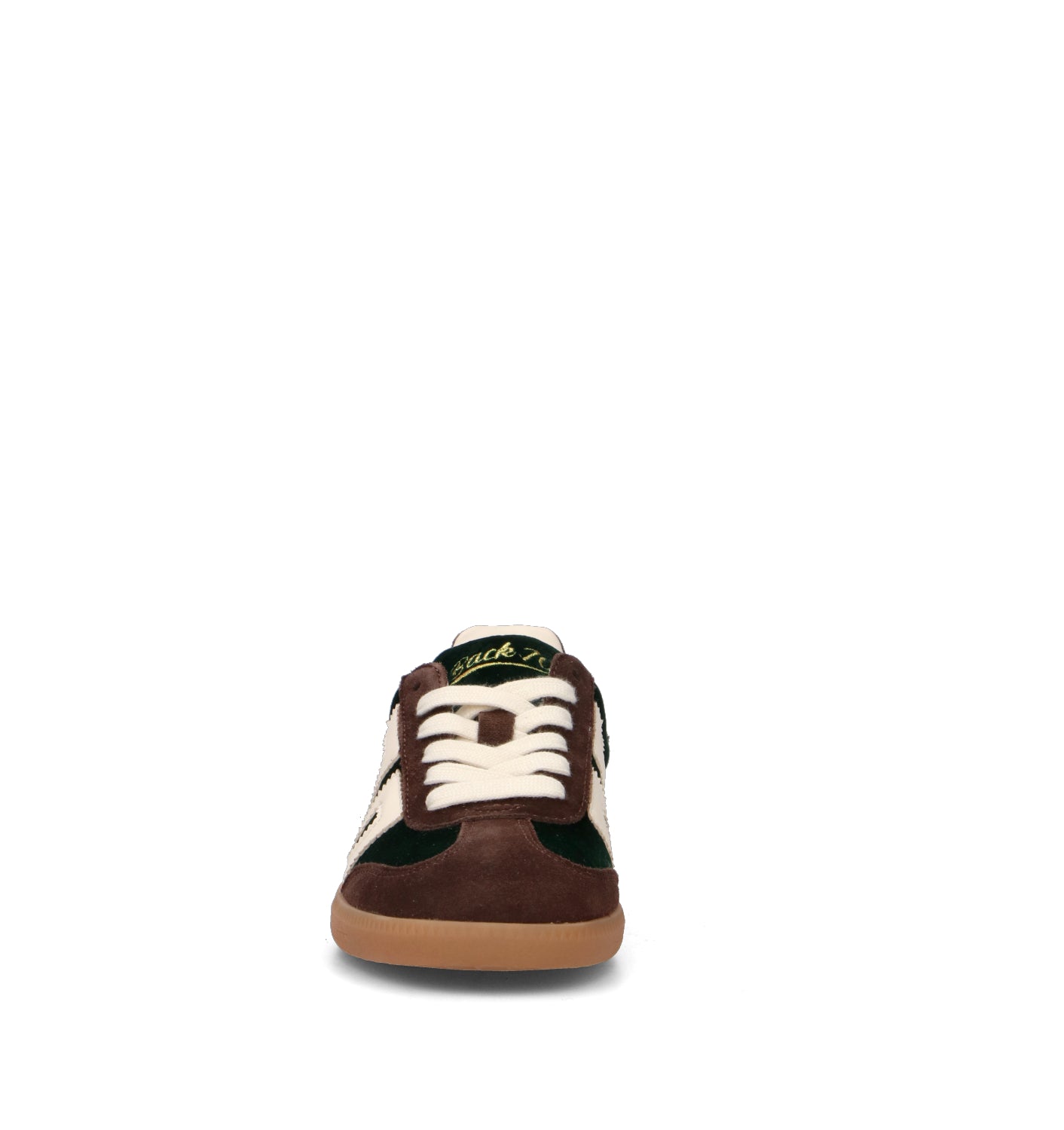 BACK 70 Sneaker donna verde in velluto
