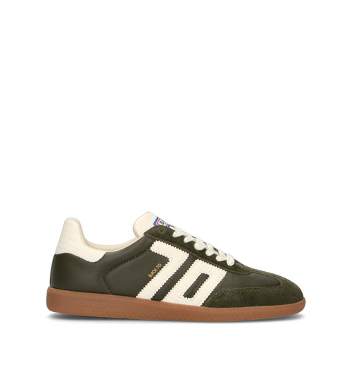 BACK 70 Sneaker uomo militare in pelle