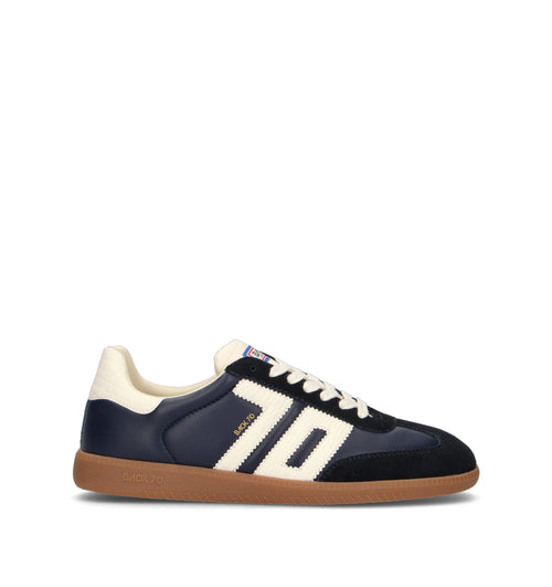 BACK 70 Sneaker uomo blu in pelle