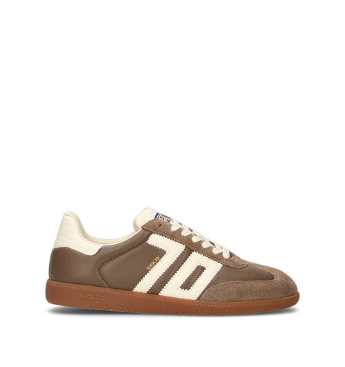 BACK 70 Sneaker uomo taupe in pelle