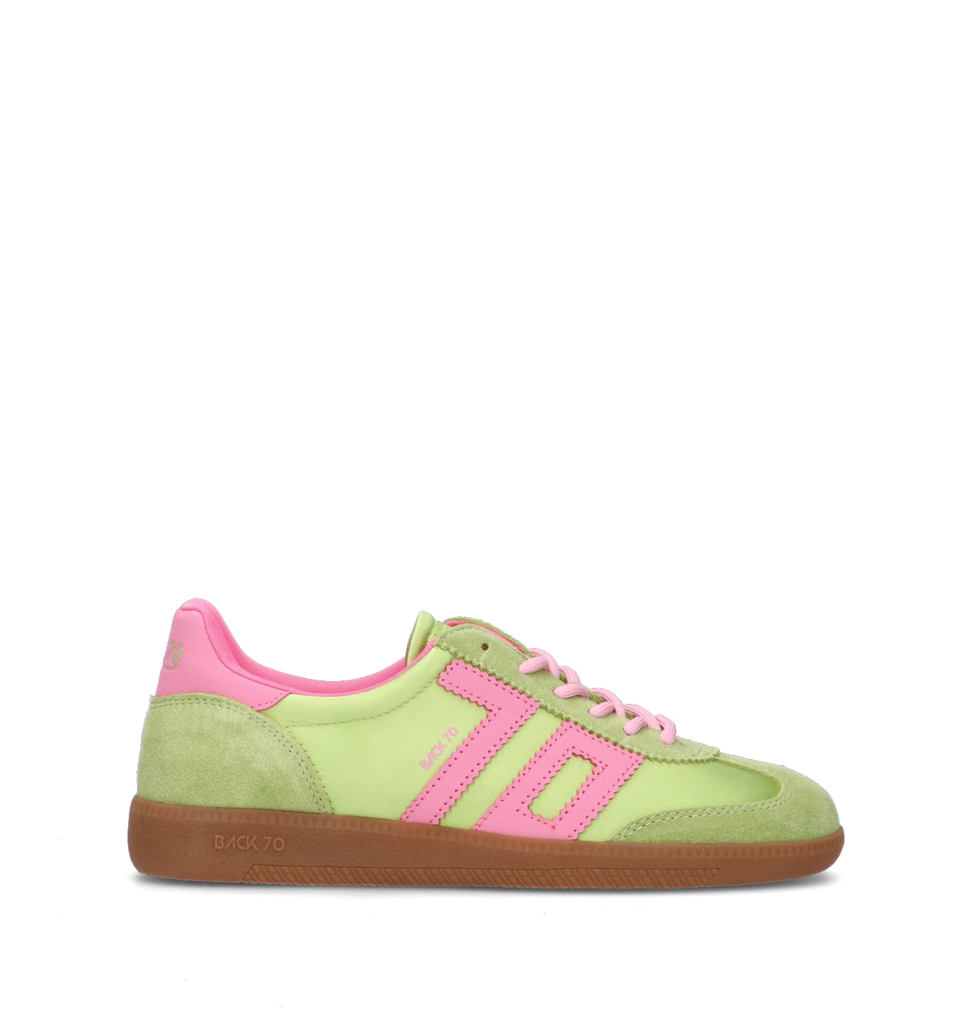 BACK 70 Sneaker donna verde/rosa