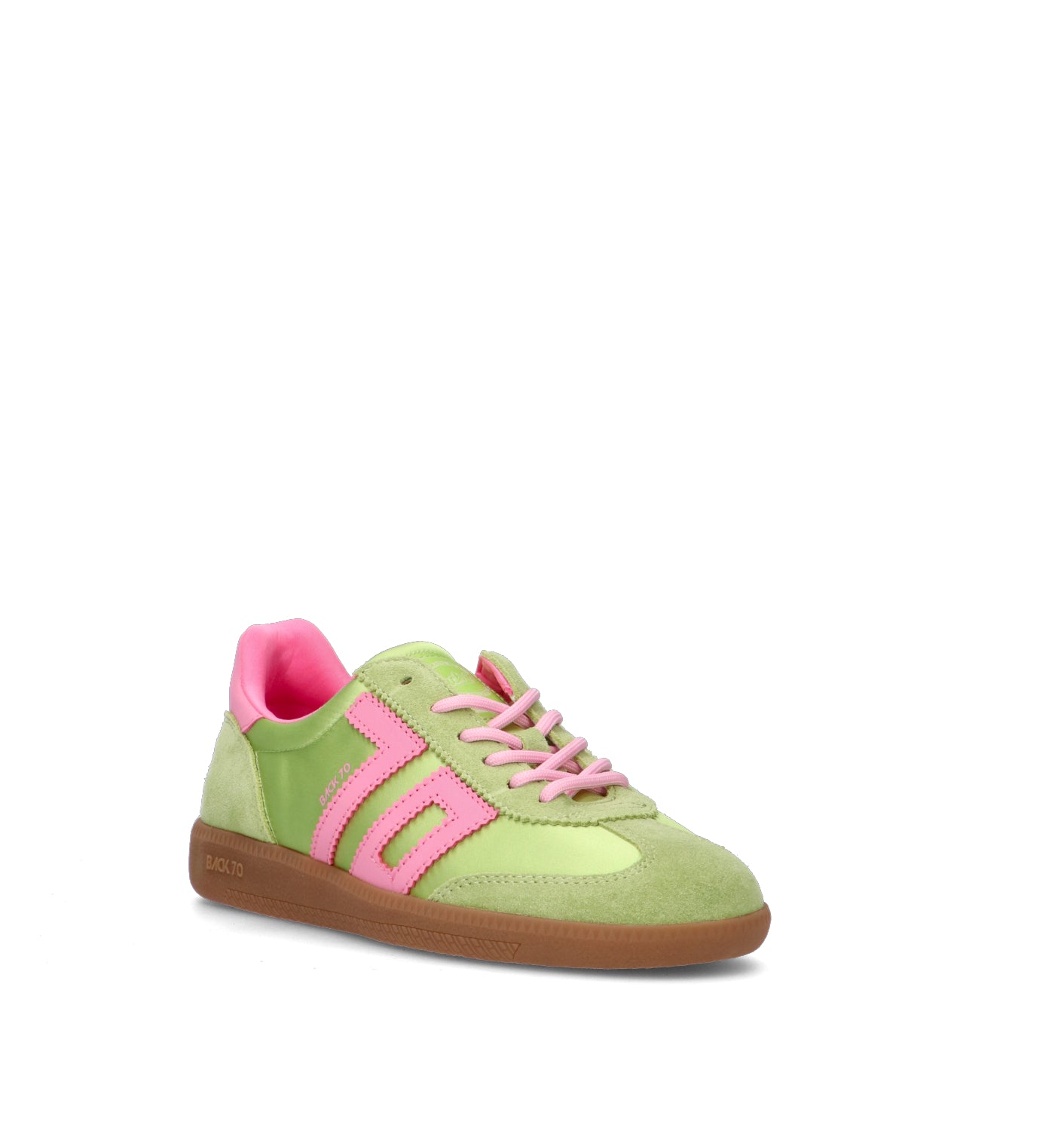 BACK 70 Sneaker donna verde/rosa