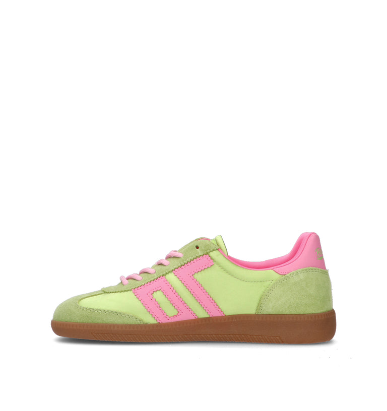 BACK 70 Sneaker donna verde/rosa