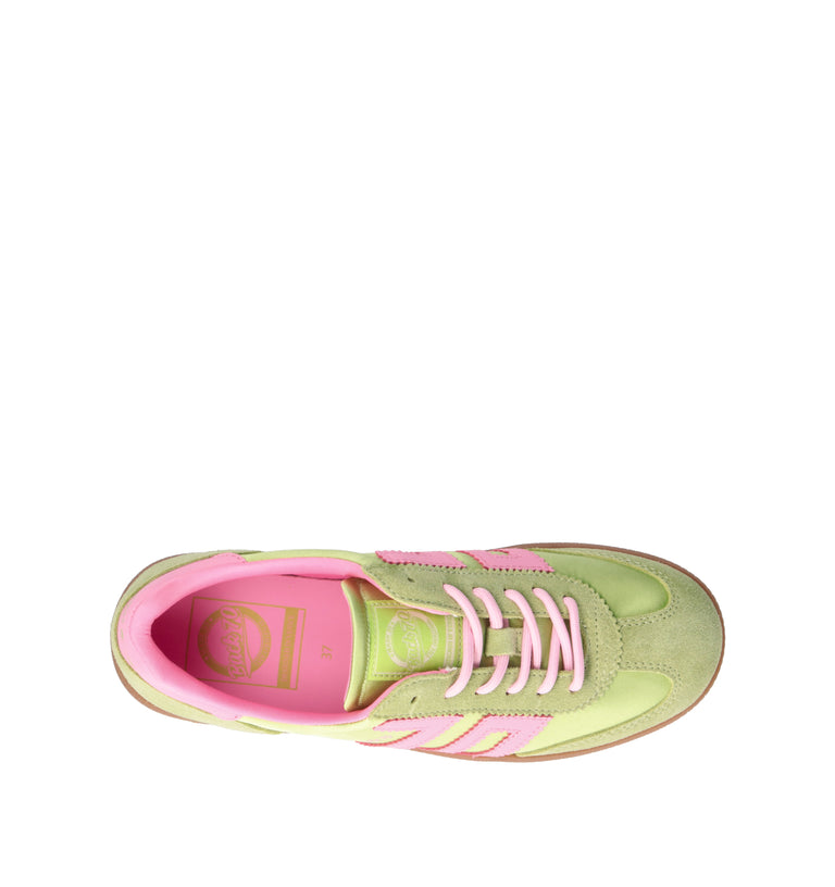BACK 70 Sneaker donna verde/rosa