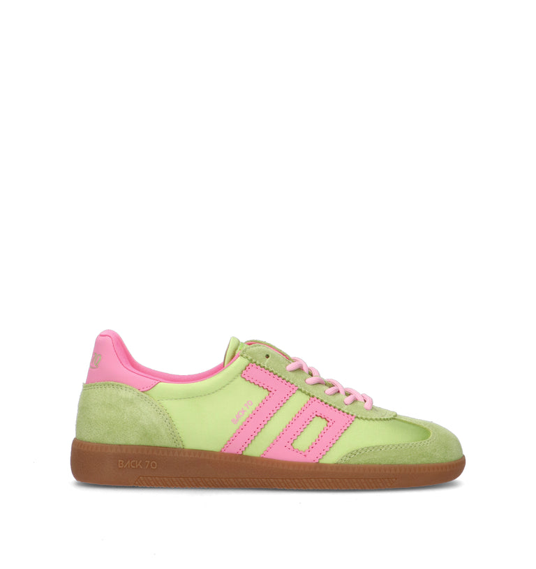 BACK 70 Sneaker donna verde/rosa