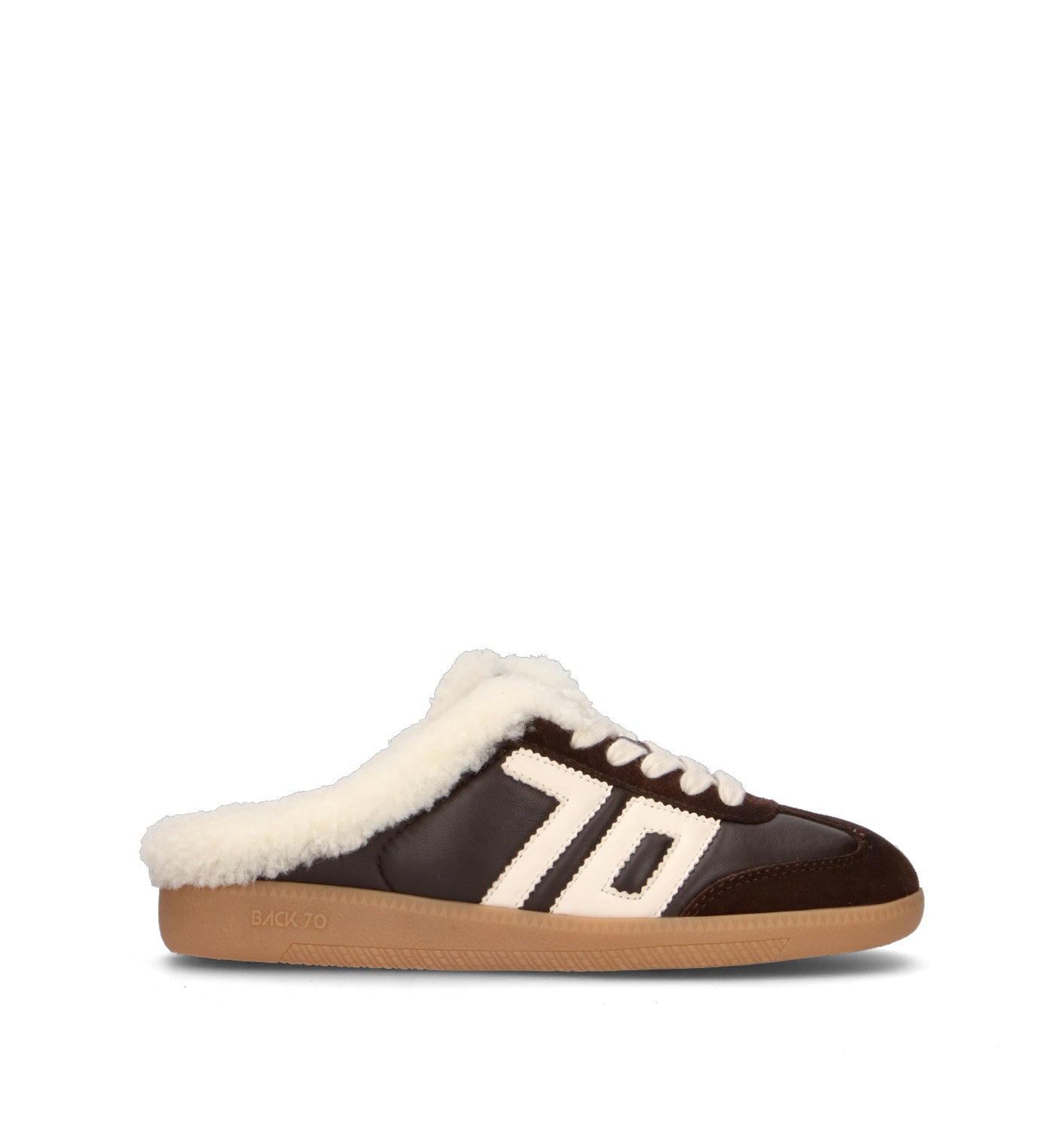 BACK 70 Sabot donna marrone in pelle