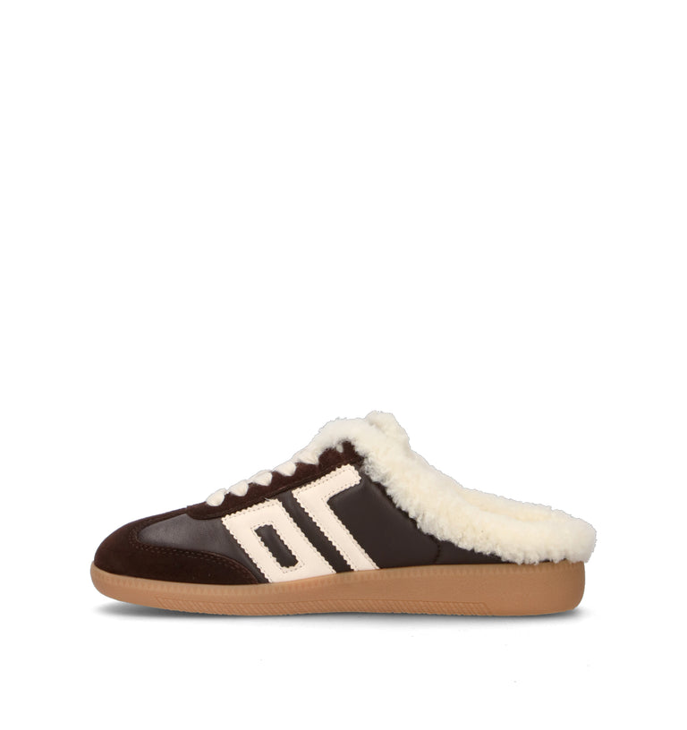 BACK 70 Sabot donna marrone in pelle