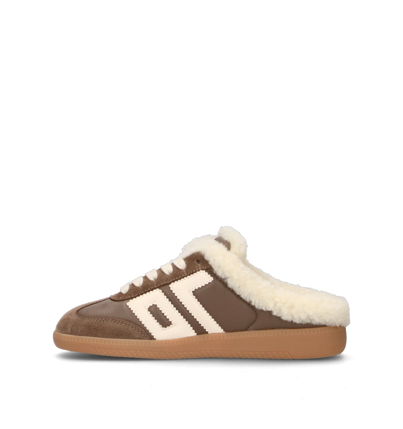 BACK 70 Sabot donna taupe in pelle