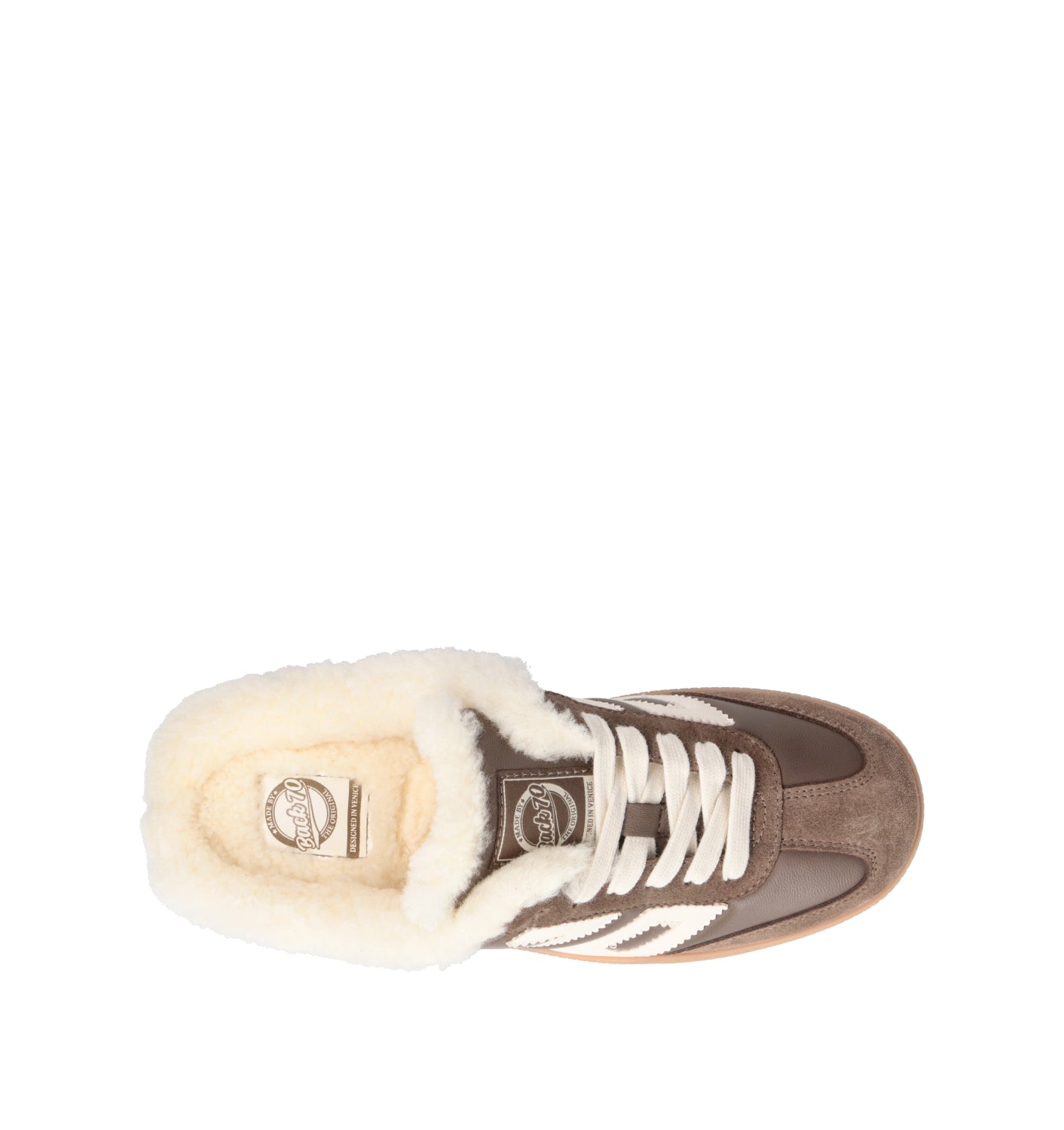 BACK 70 Sabot donna taupe in pelle