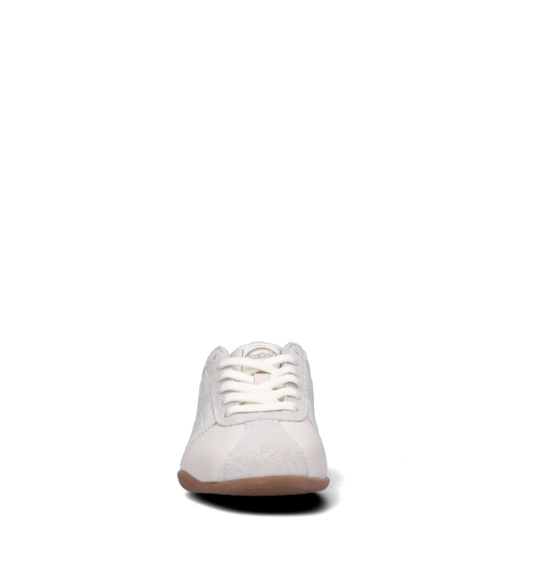 BACK 70 Sneaker donna latte in pelle