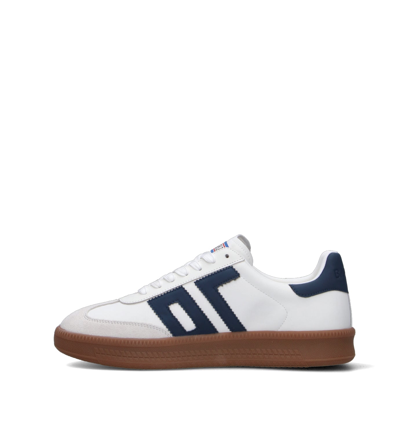 BACK 70 Sneaker uomo bianca/blu in pelle