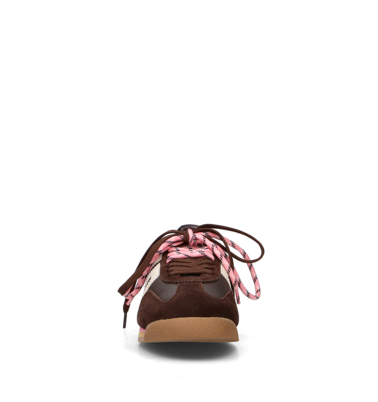 BACK 70 Sneaker donna marrone in pelle