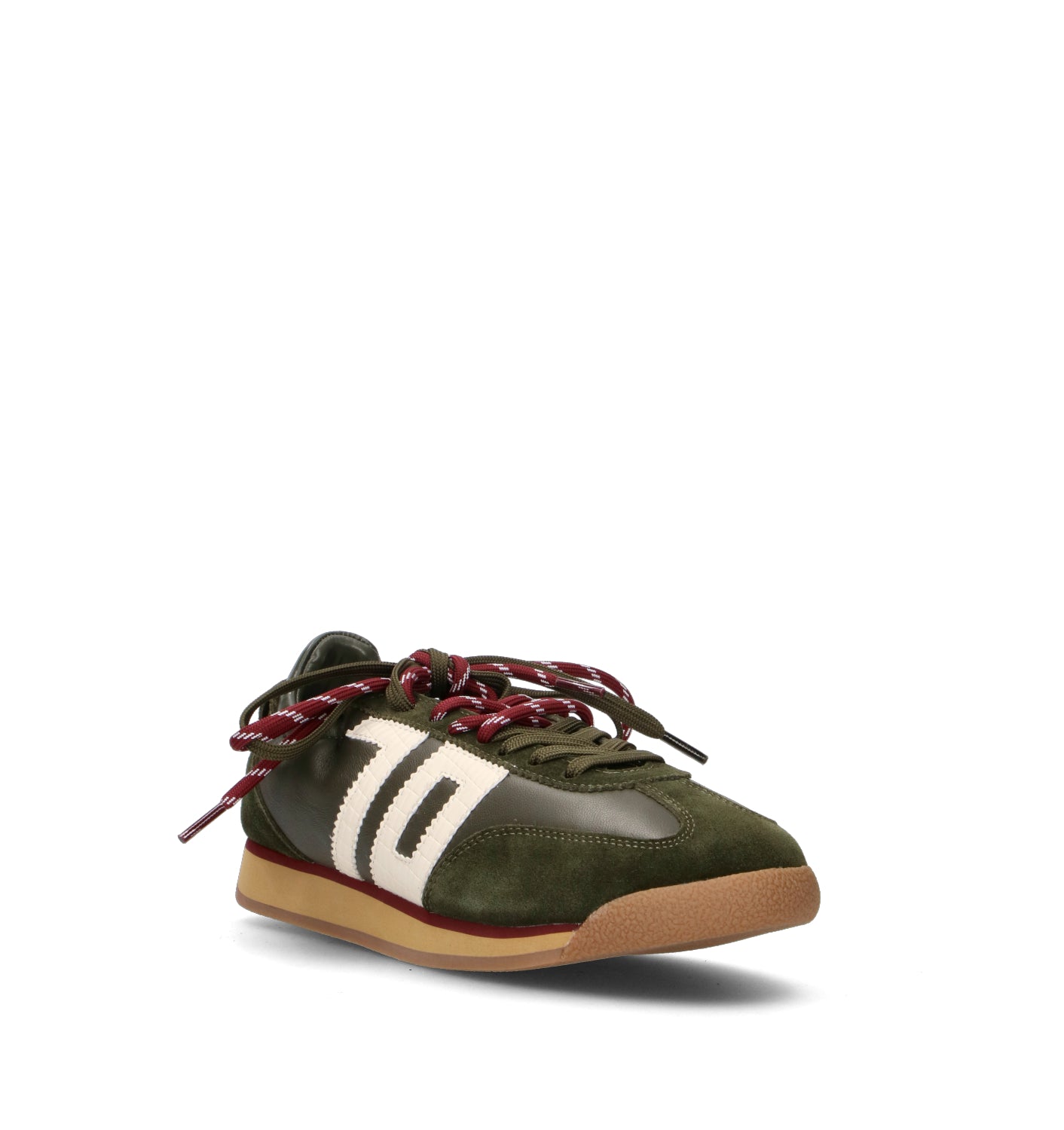 BACK 70 Sneaker donna verde in pelle