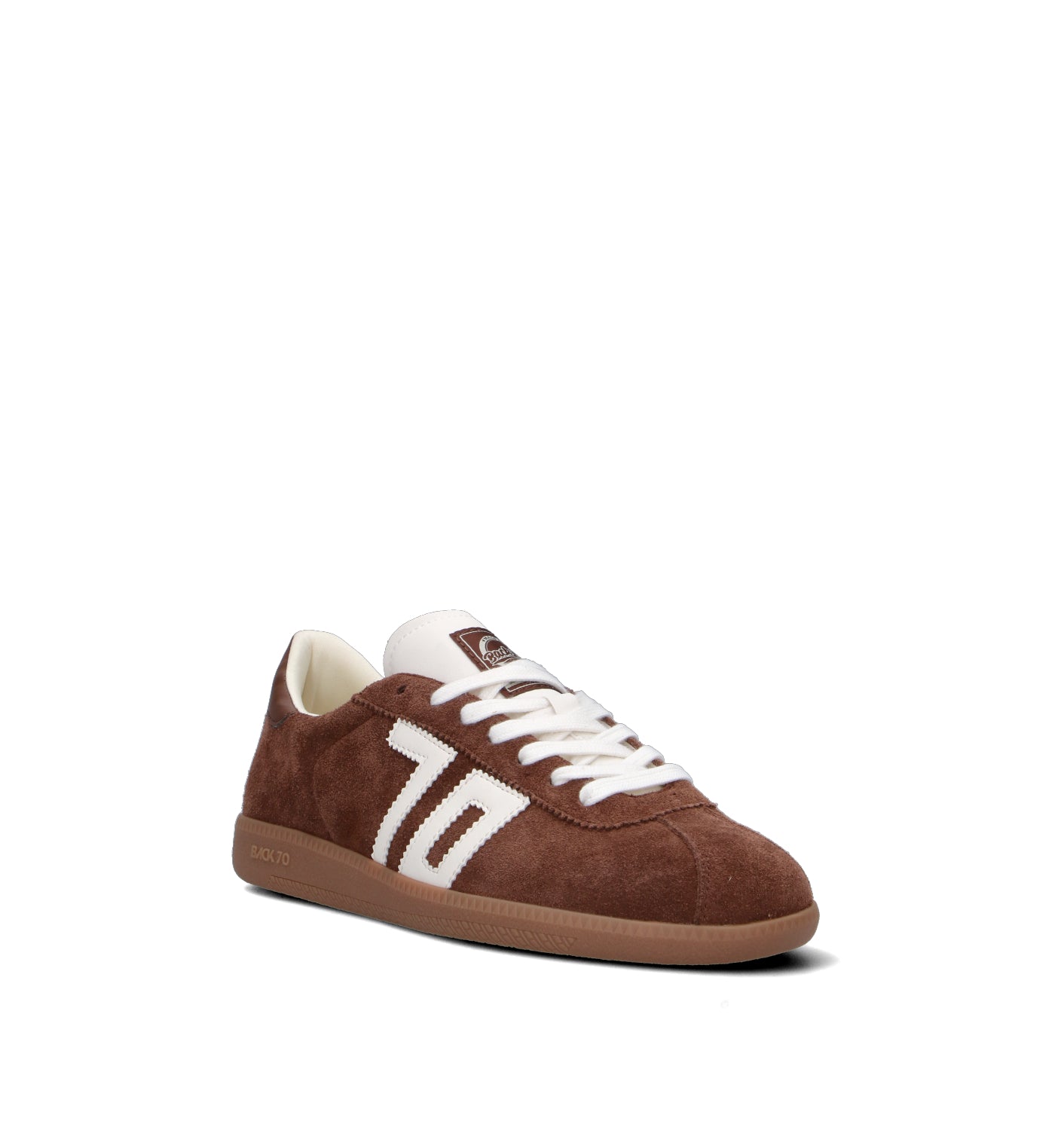 BACK70 Sneaker uomo cuoio in suede